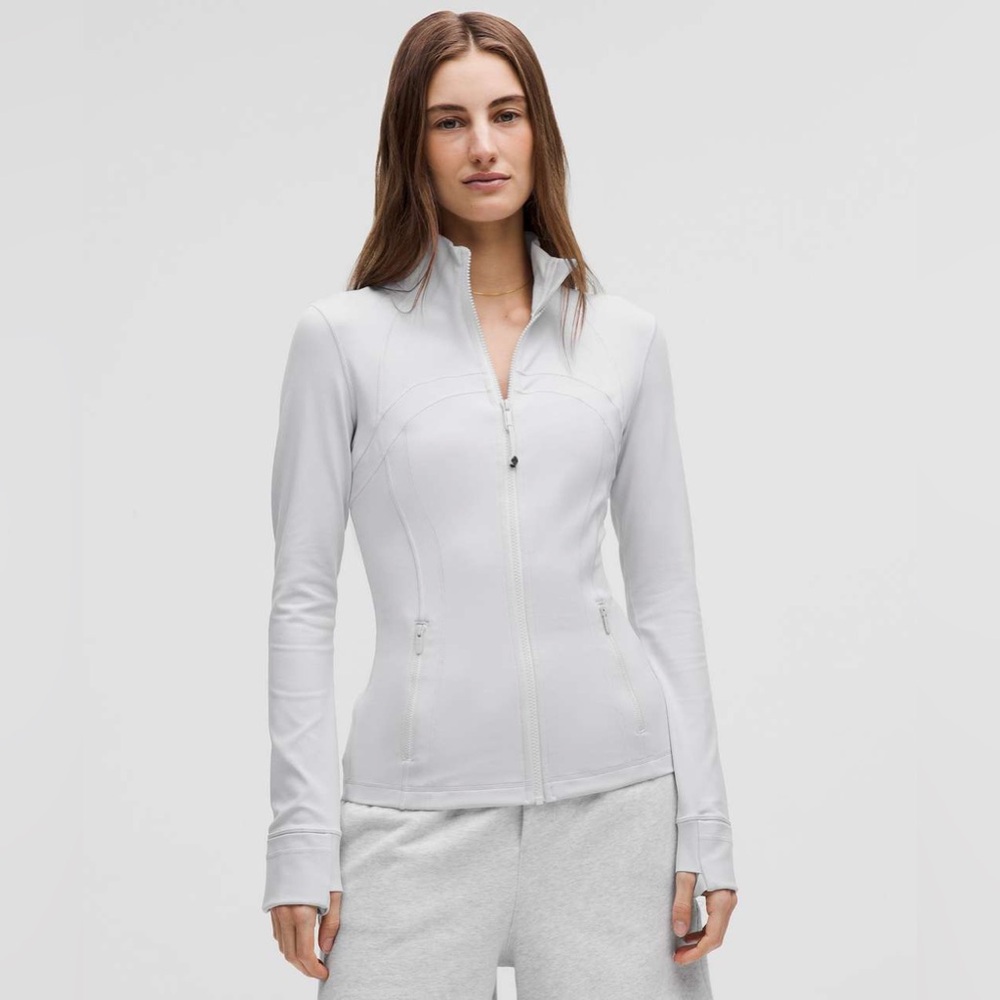 Lululemon Define Jacket Nulu in Heathered Core Ultra Light Grey